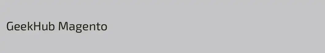 GeekHub Magento